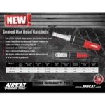 Aircat 809-sh-5 1/2" Drive Sealed Flat Head Ratchet (809sh5). Fixed Price $238.00.