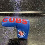 Chicago Cubs Vintage Putter Cover Magnetic Closure Blue Embroidered Logo. Fixed Price $60.00.