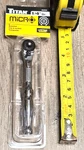 New Titan 1/4" Square Dr Micro Ratchet Low Profile Reversible #11334. Fixed Price $30.68.