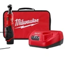 Milwaukee M12 2457-21p 3/8 Inch Cordless Ratchet Kit. Fixed Price $150.00.