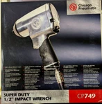 Chicago Pneumatic Cp749 1/2" Super Impact Wrench - New In Box. Fixed Price $299.95.