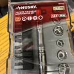 Husky Microdriver Ratchet Socket Set 1/4 In Drive Flex Head Sockets Tool 16 Pcs. Fixed Price $16.55.